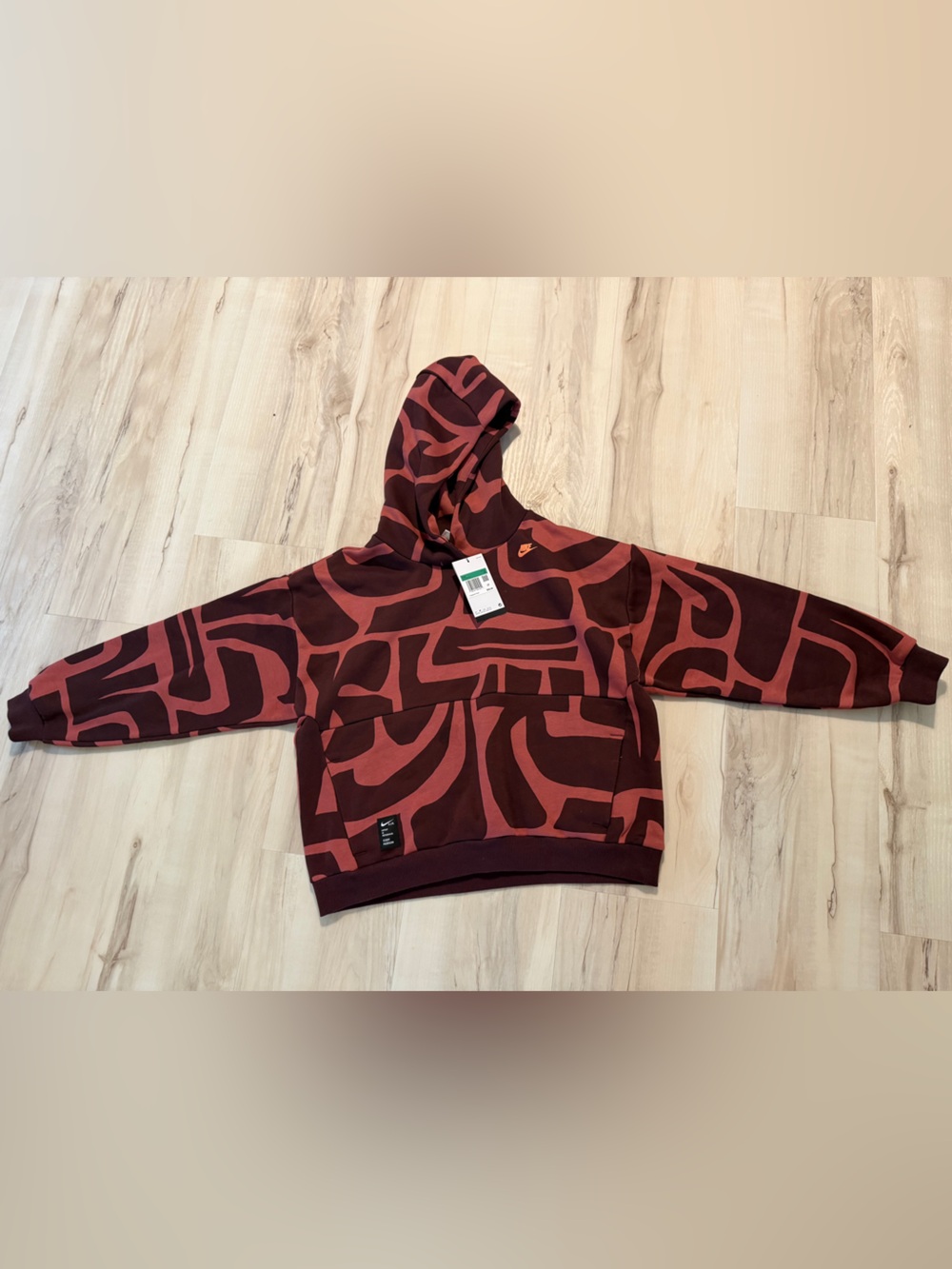 Nike Maroon & Rust Artist CODY HUDSON Series Pullover